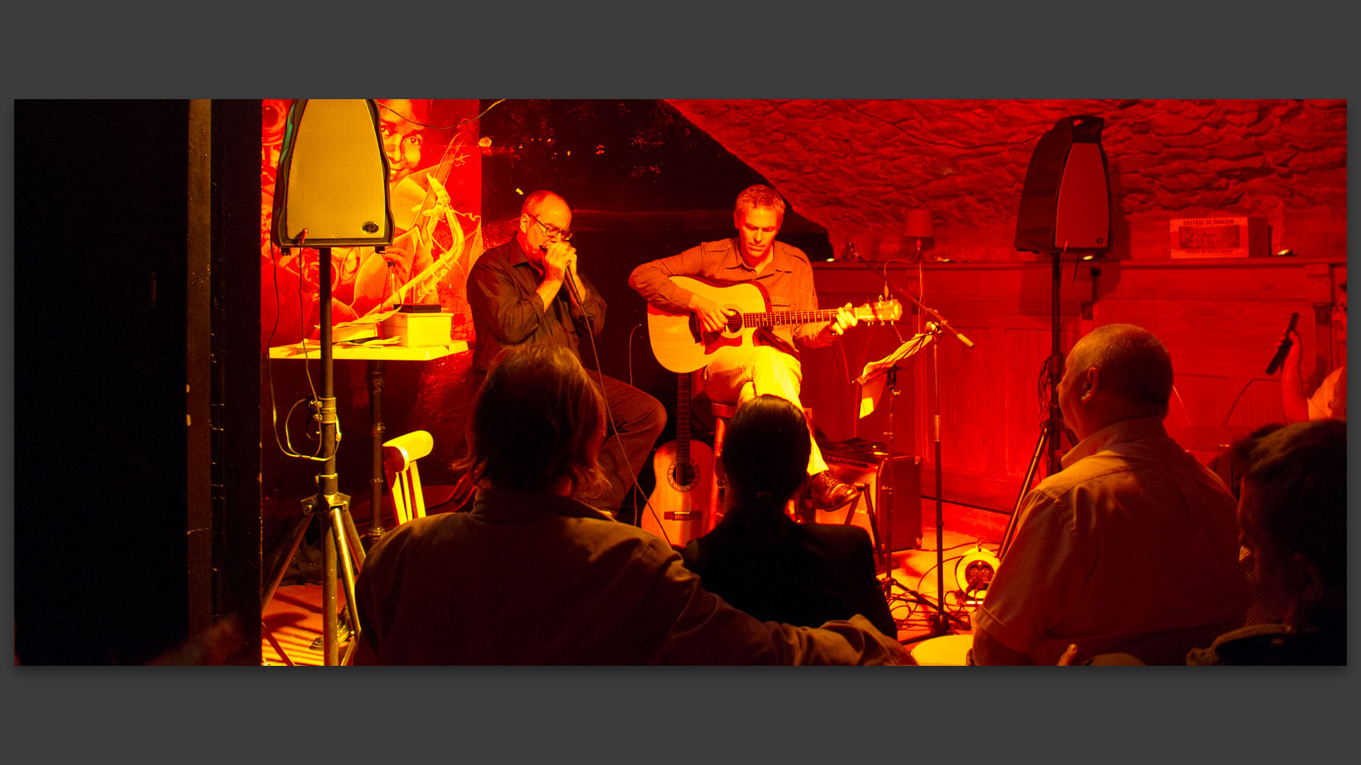 Concert avec Tenny Kenny et Olivier Patenotte, au Boulevardier, rue de la Fromagerie, à Lyon.