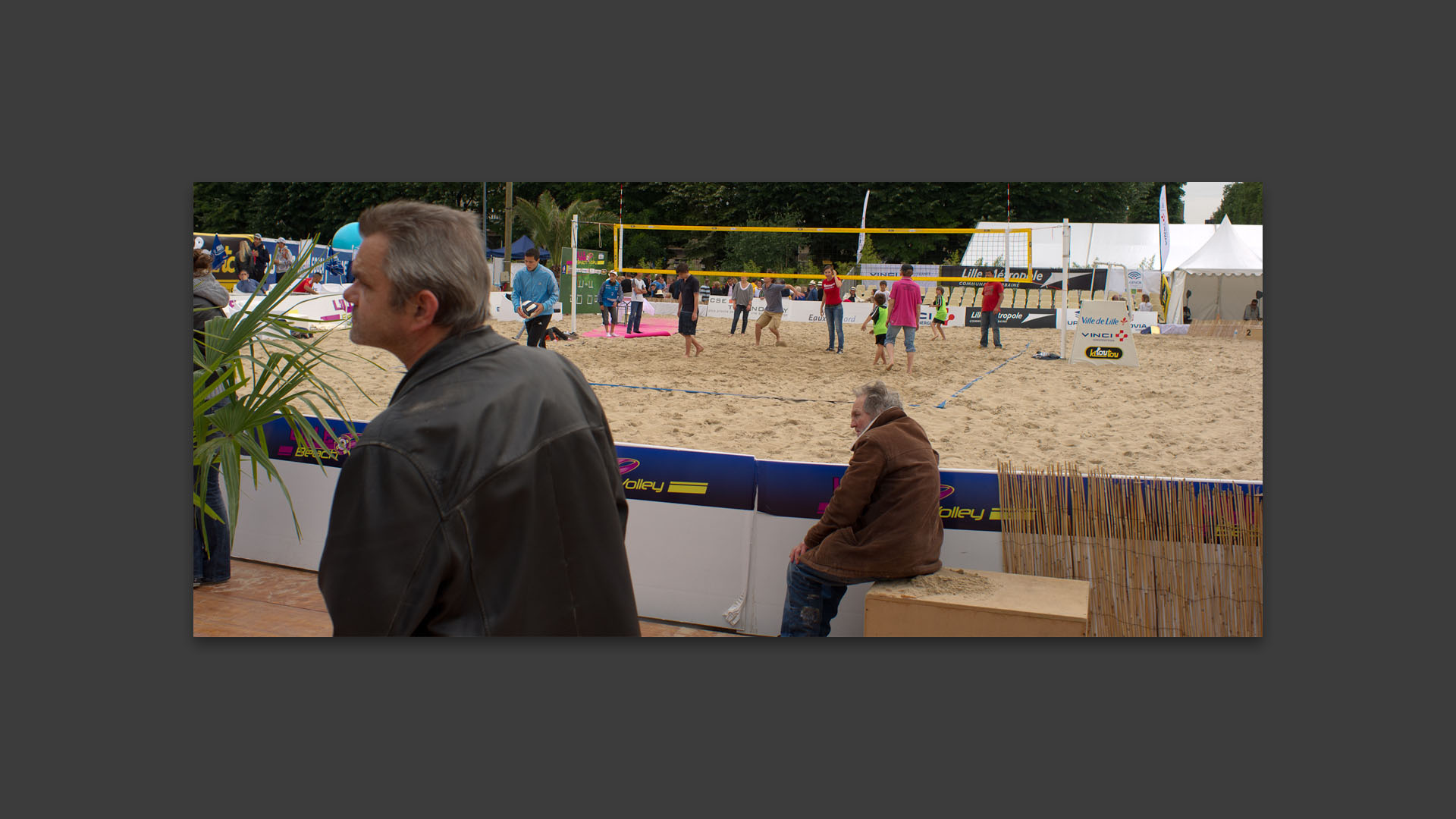 Lille beach volley, place de la République.