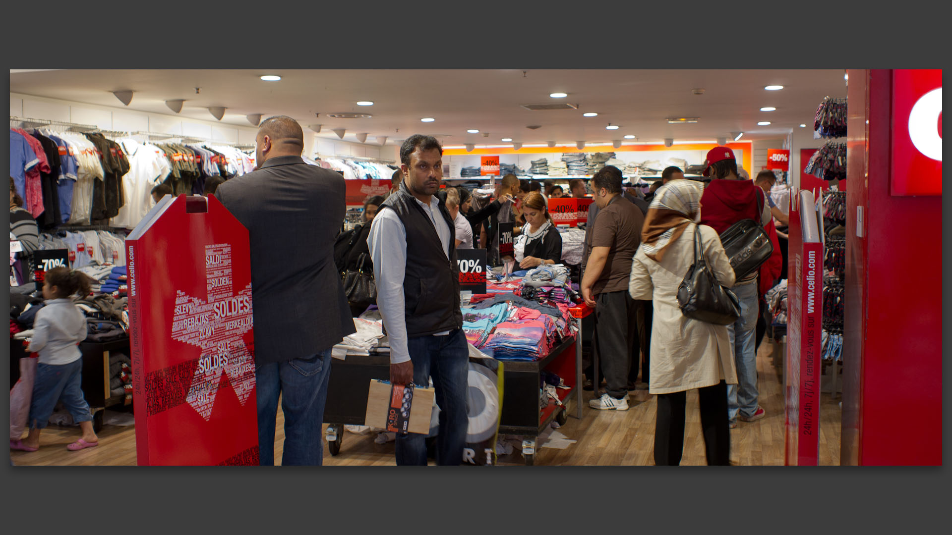 Les soldes aux Quatre Temps, à La Défense.