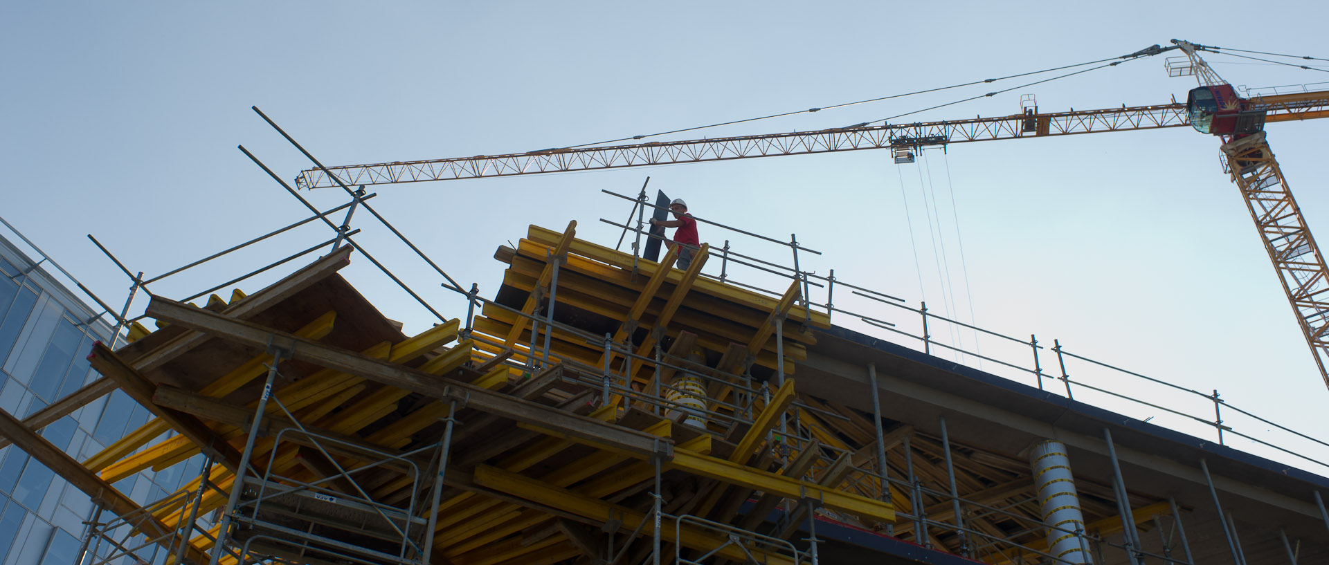 Chantier à Euralille.