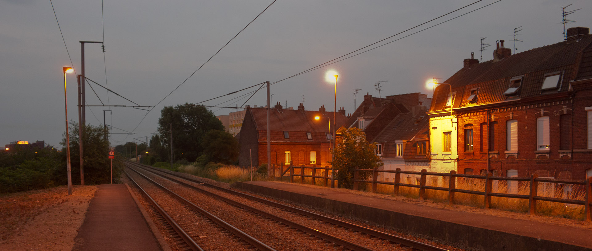 La gare de Croix l'Allumette.