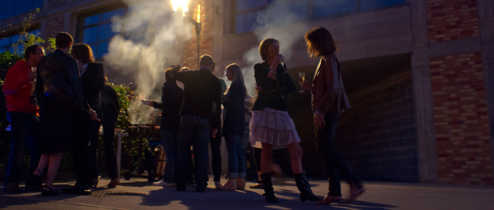 Fête des voisins à la Fonderie, à Roubaix.