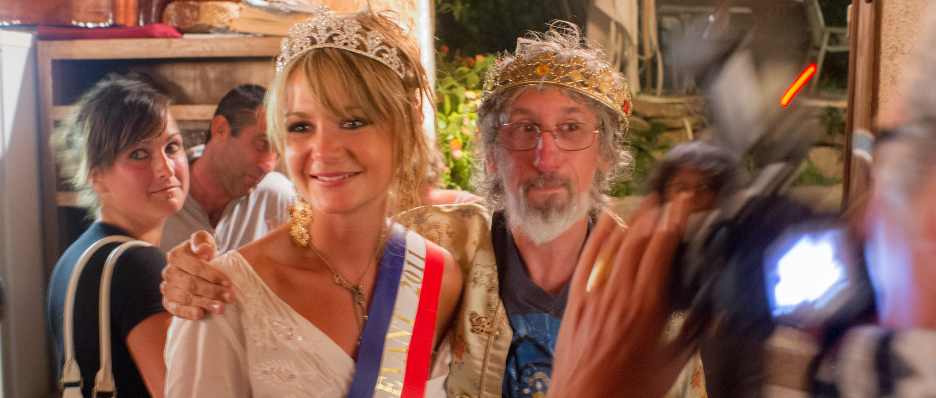 Marion, miss Levant 2011, terrasse du Minimum, île du Levant.