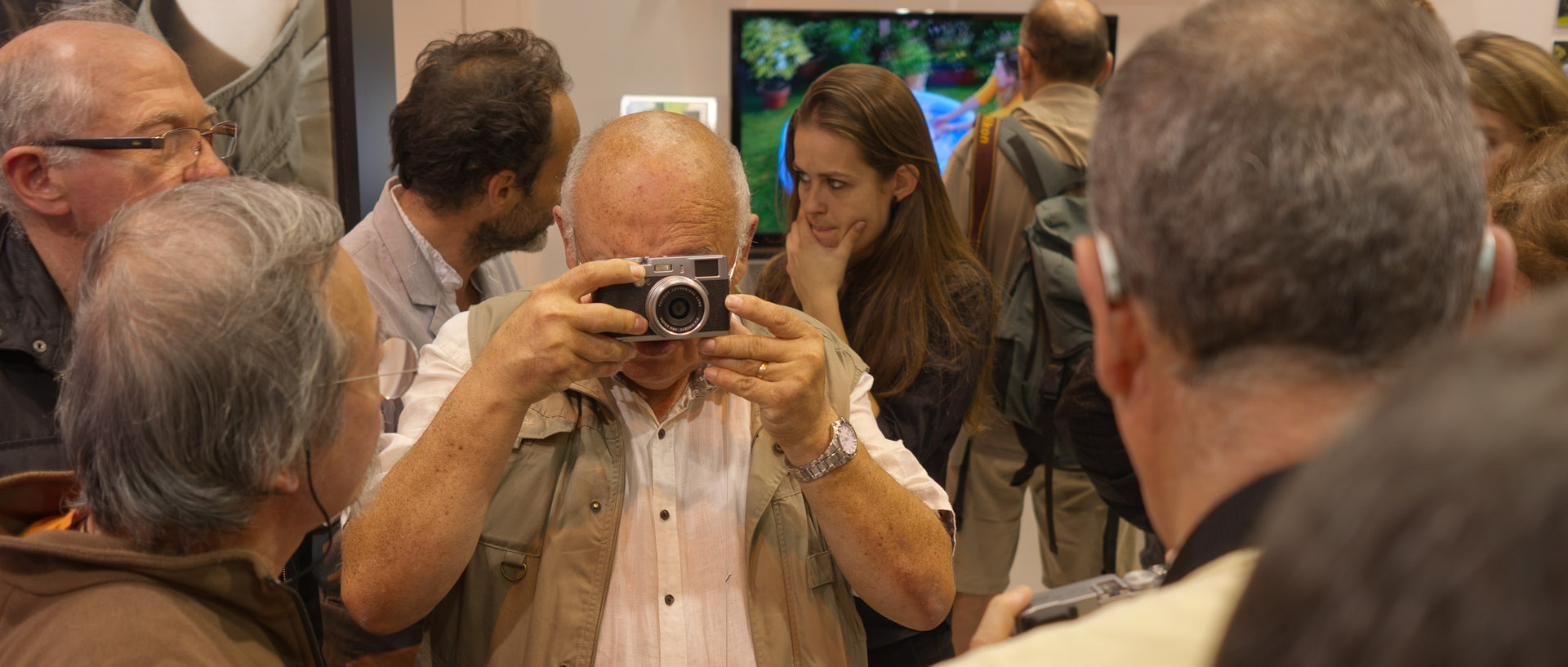 Au salon de la photo, porte de Versailles, à Paris.