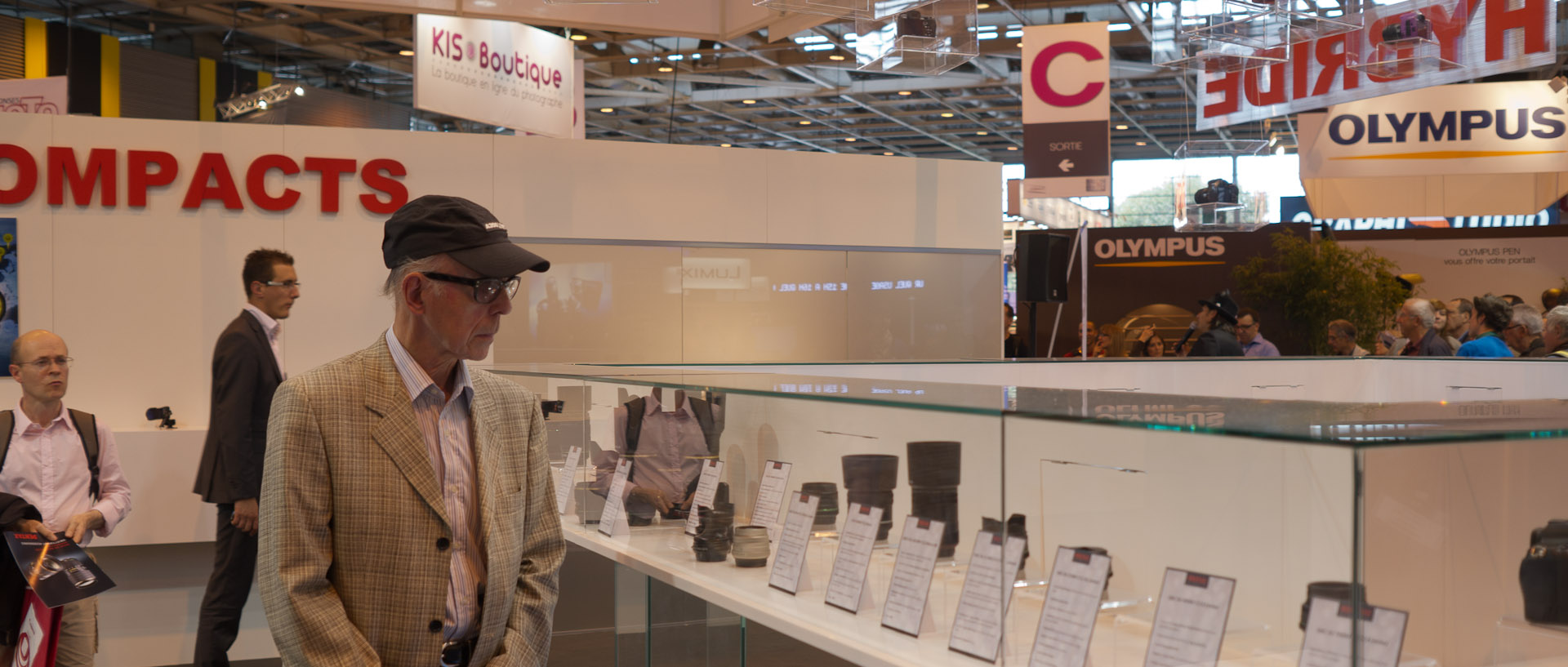 Au salon de la photo, porte de Versailles, à Paris.