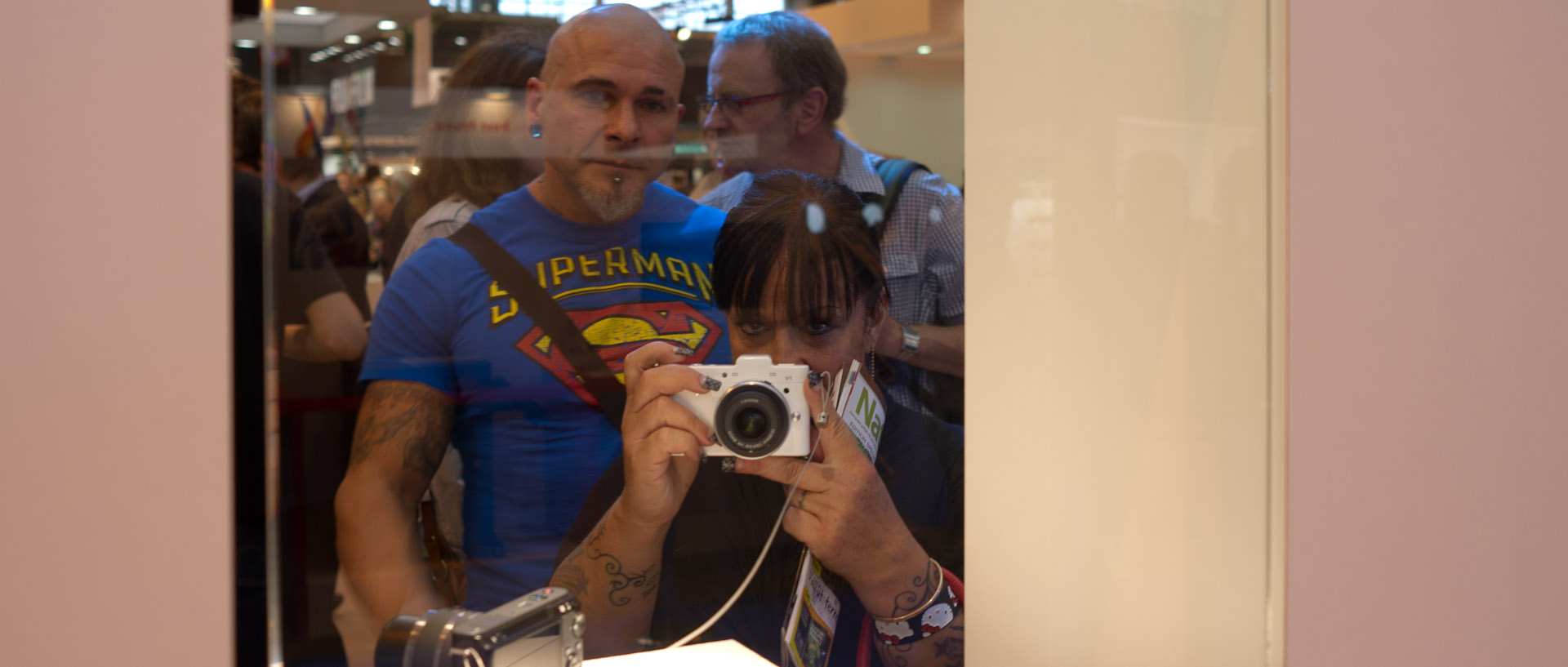 Au salon de la photo, porte de Versailles, à Paris.