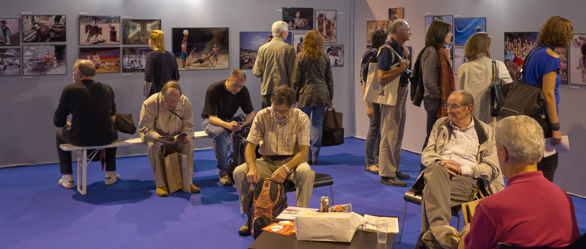 Au salon de la photo, porte de Versailles, à Paris.