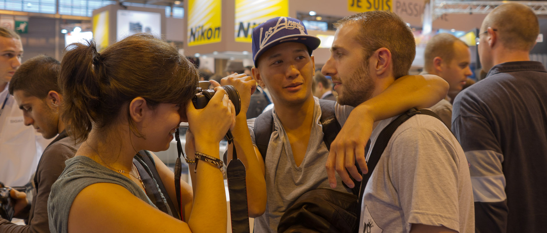 Au salon de la photo, porte de Versailles, à Paris.