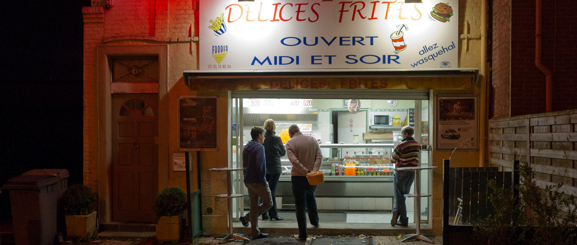 Friterie, place Gambetta, à Wasquehal.