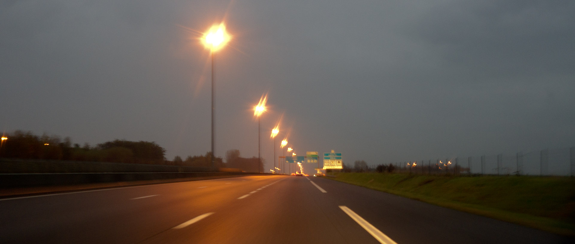 Autoroute A1, direction Lille.