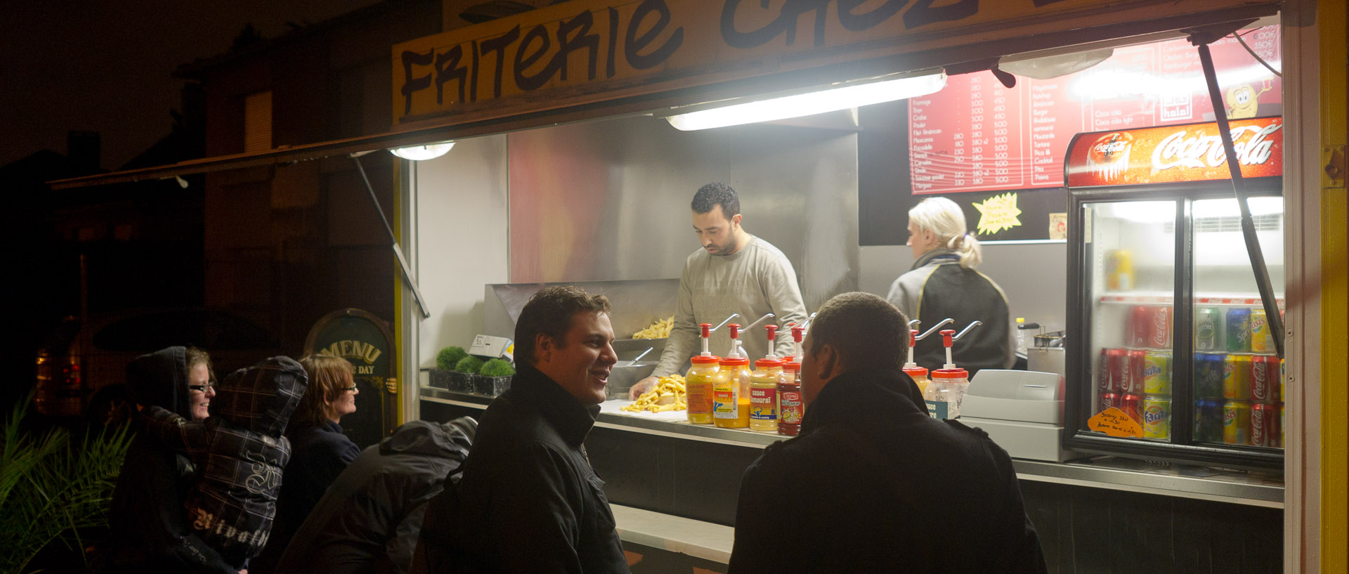 Friterie chez Zac, allée Rubens, à Mons en Baroeul.