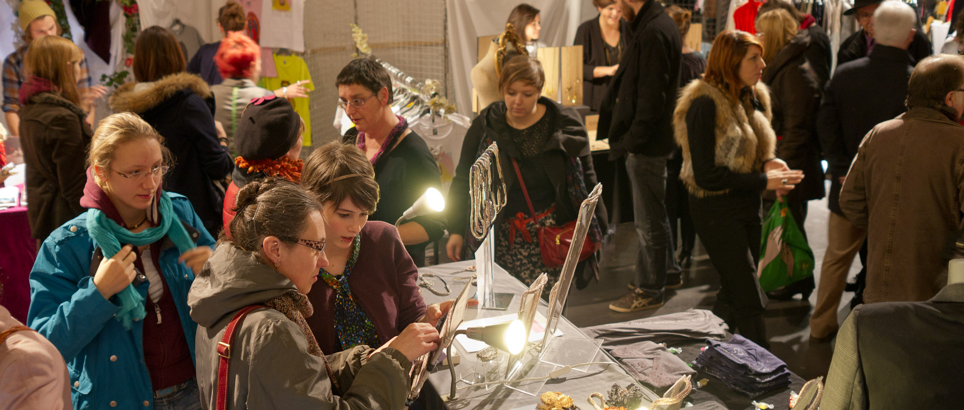 Le marché des modes, à l'ENSAIT, à Roubaix.