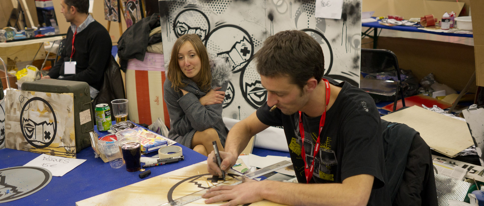 La braderie de l'art, à la Condition publique, à Roubaix.