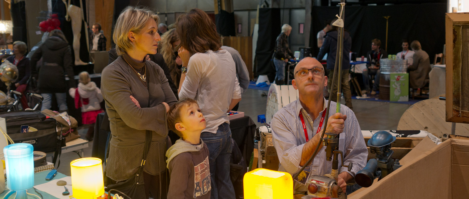 La braderie de l'art, à la Condition publique, à Roubaix.