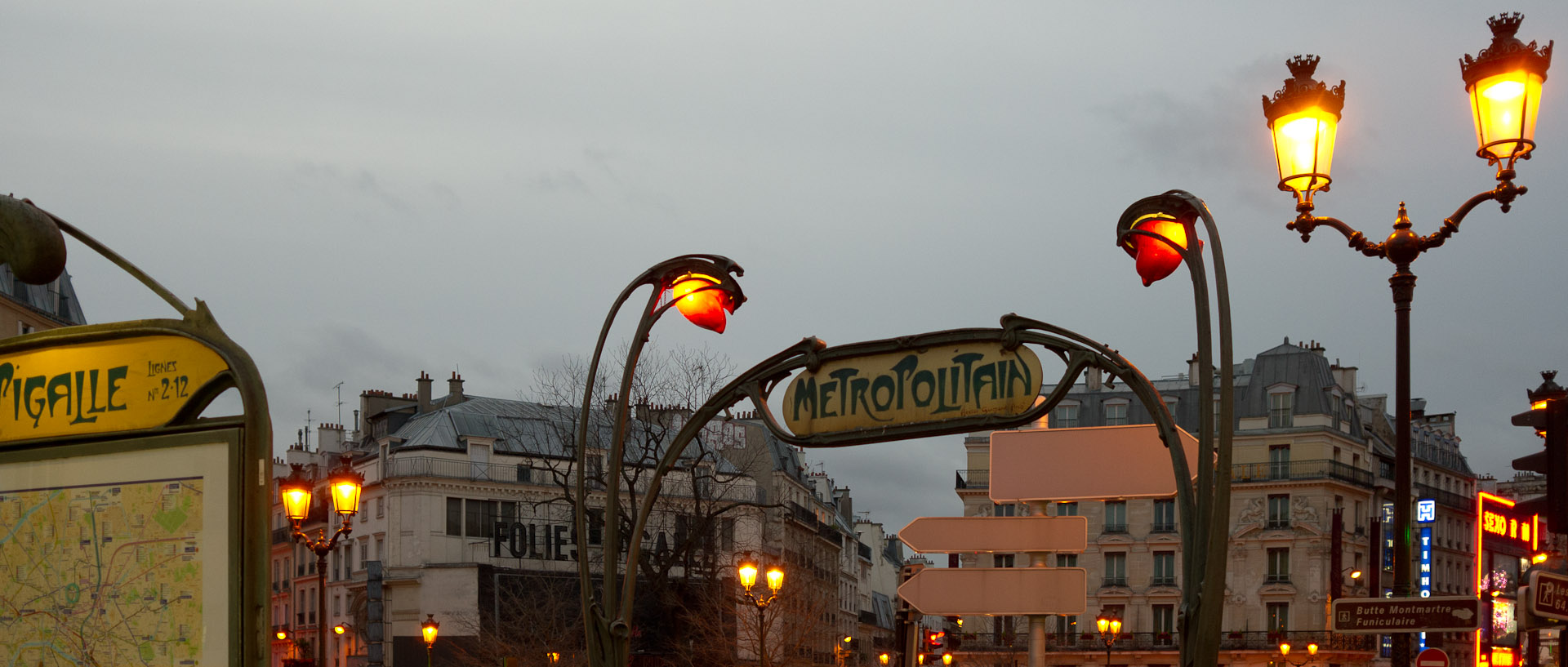 La station de métro Pigalle, à Paris.