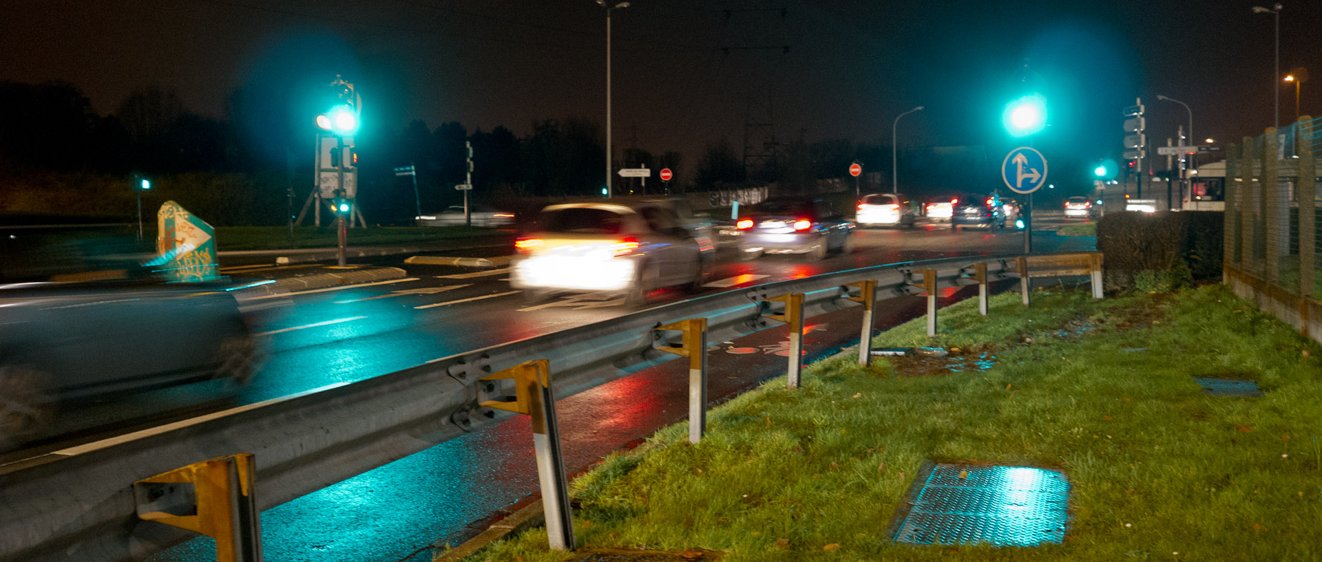 Trafic, boulevard de l'Ouest, à Villeneuve d'Ascq.