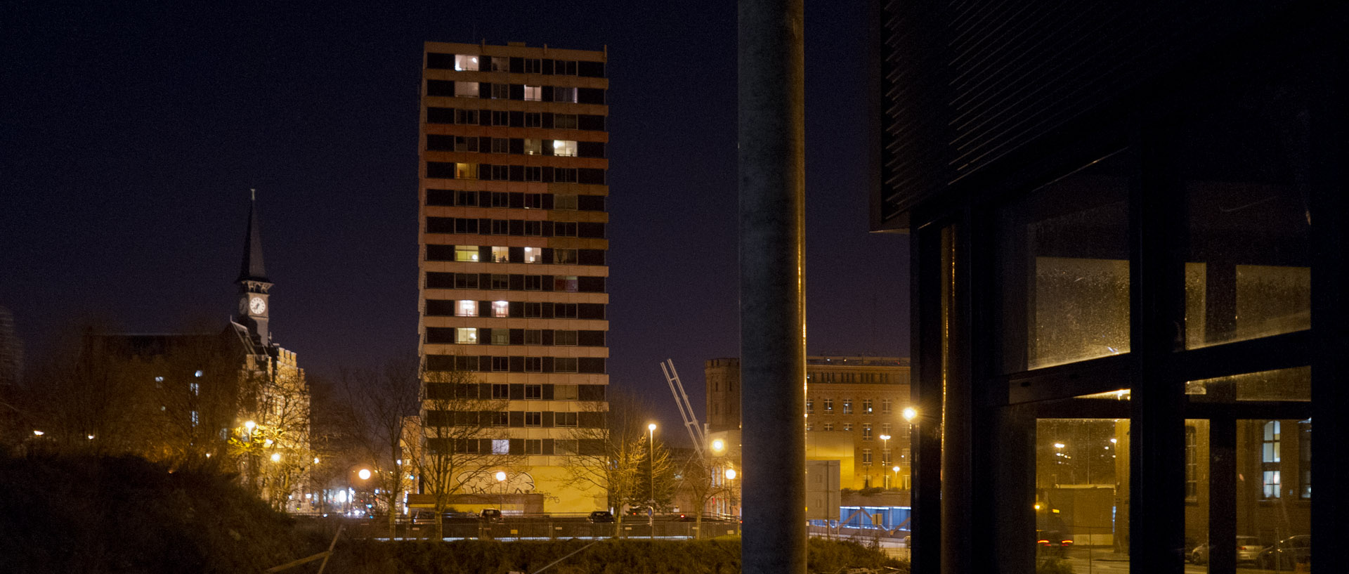 Immeubles du centre ville, à Roubaix.