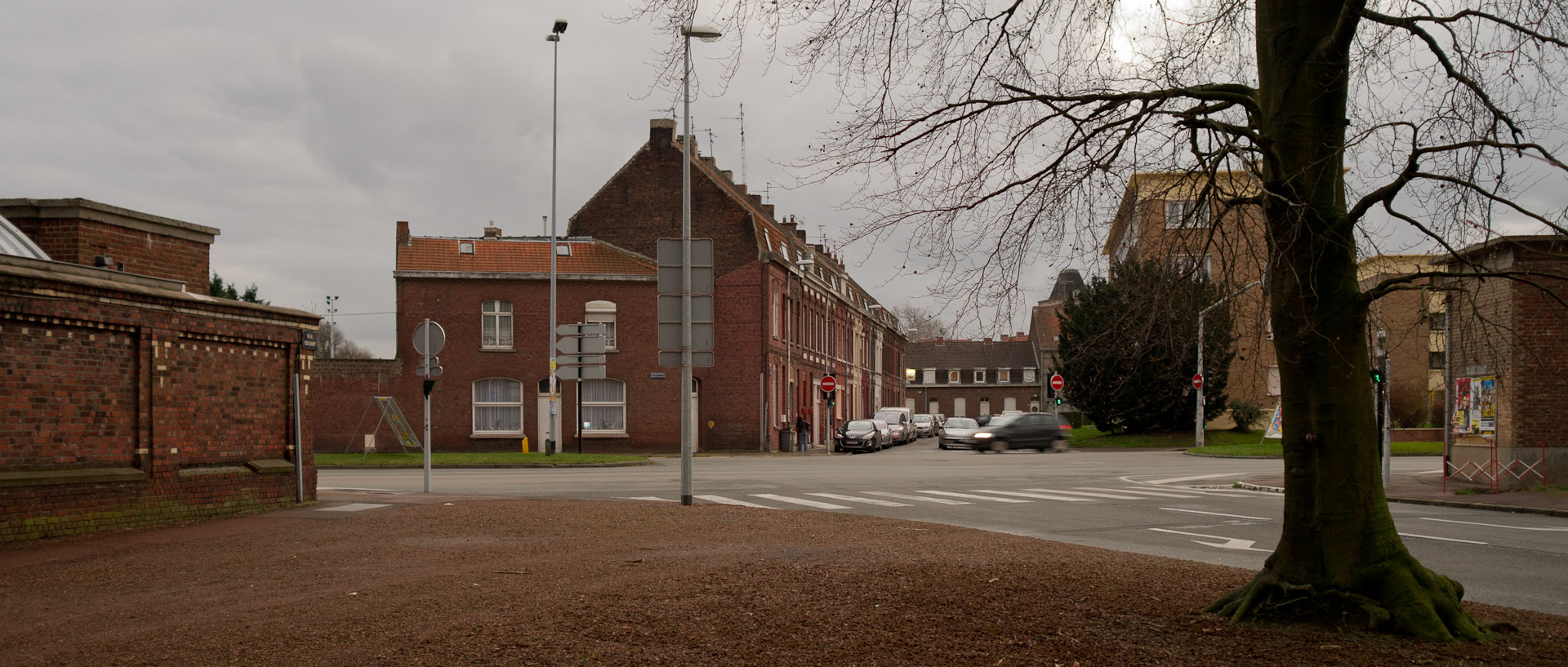 Maisons d'habitation, rue Colbert, à Tourcoing.