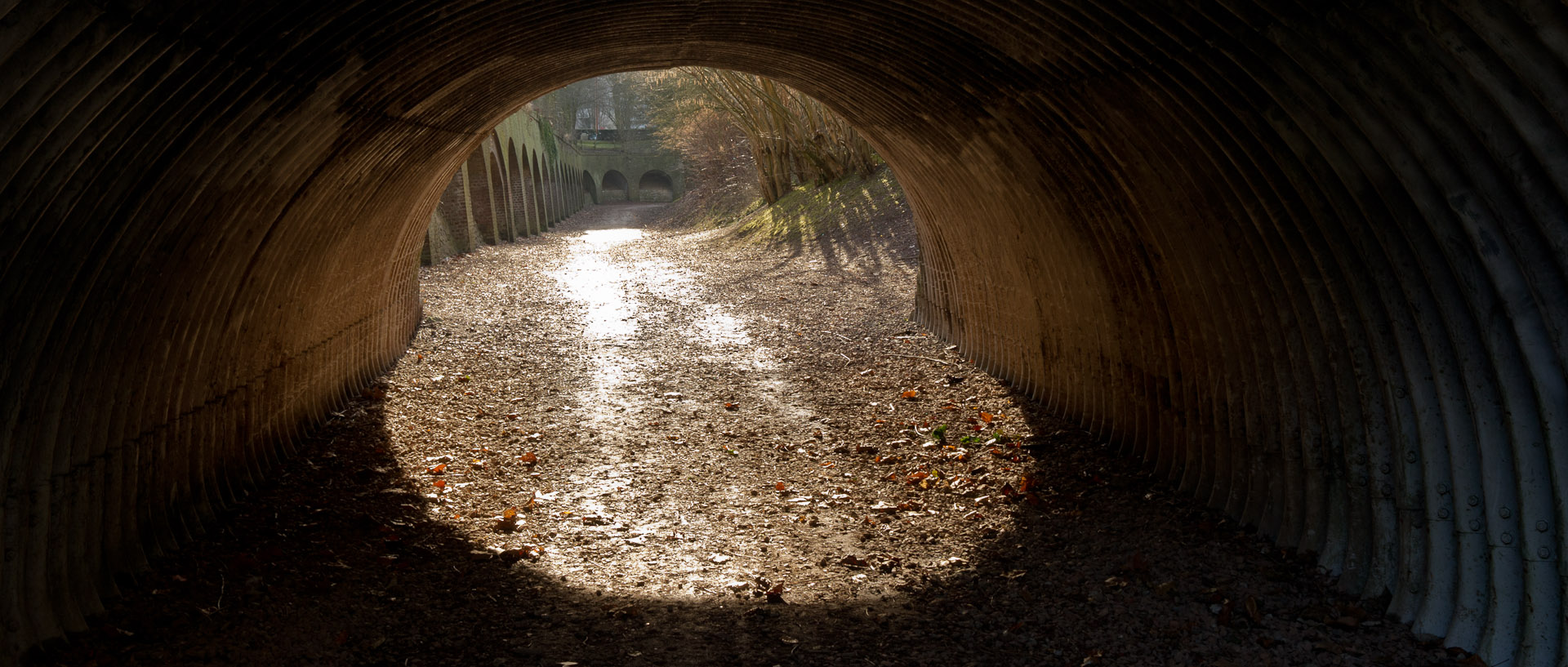 Passage souterrain, Fort de Mons, à Mons en Baroeul.