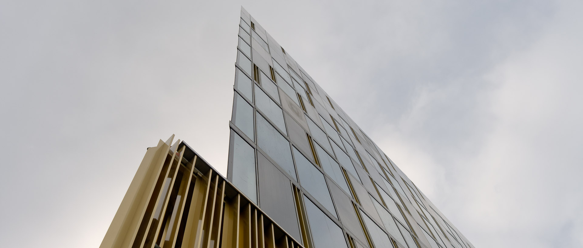 Nouvel immeuble dans le quartier Euralille, à Lille.