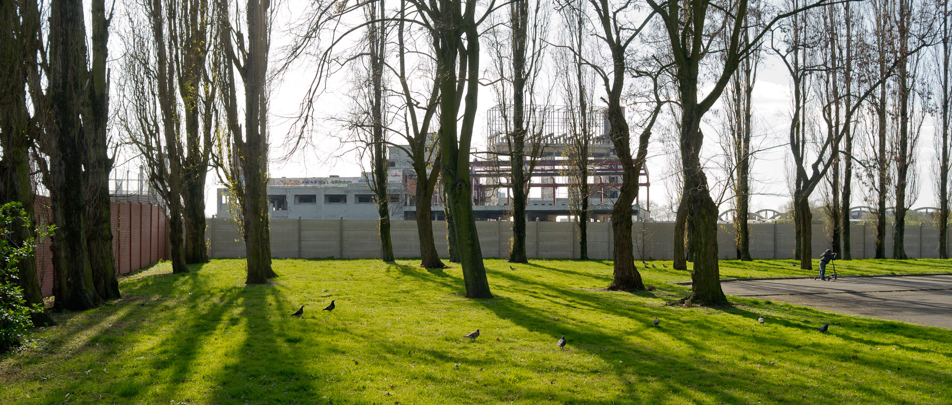 Les ruines de la Grande Brasserie Moderne, Terken, dans la zone de l'Union, à Roubaix.