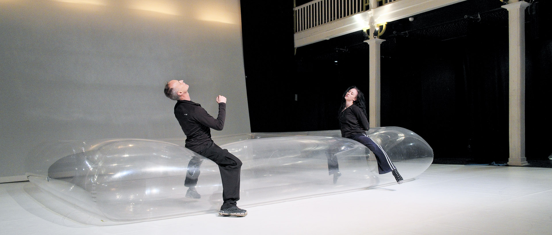 Répétition de danse avec Pal Frenak, au Gymnase, à Roubaix.