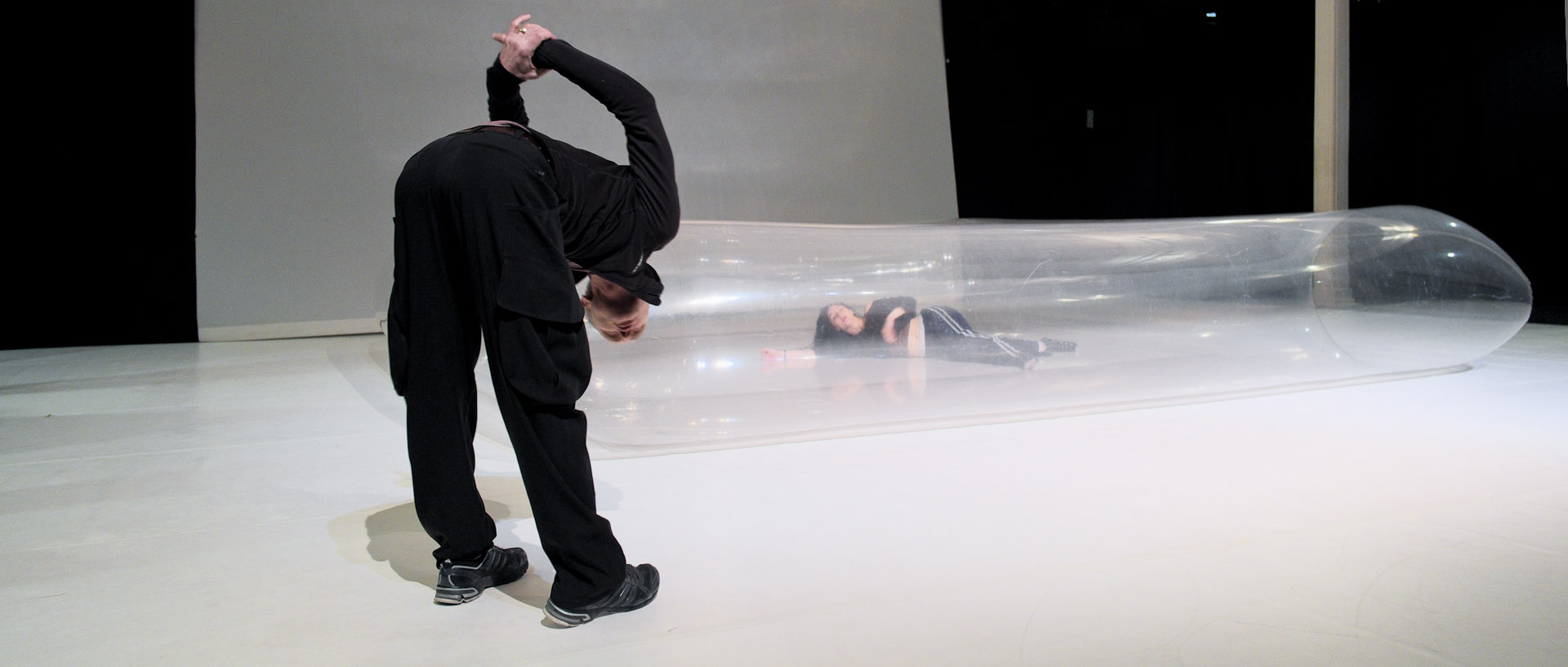 Répétition de danse avec Pal Frenak, au Gymnase, à Roubaix.