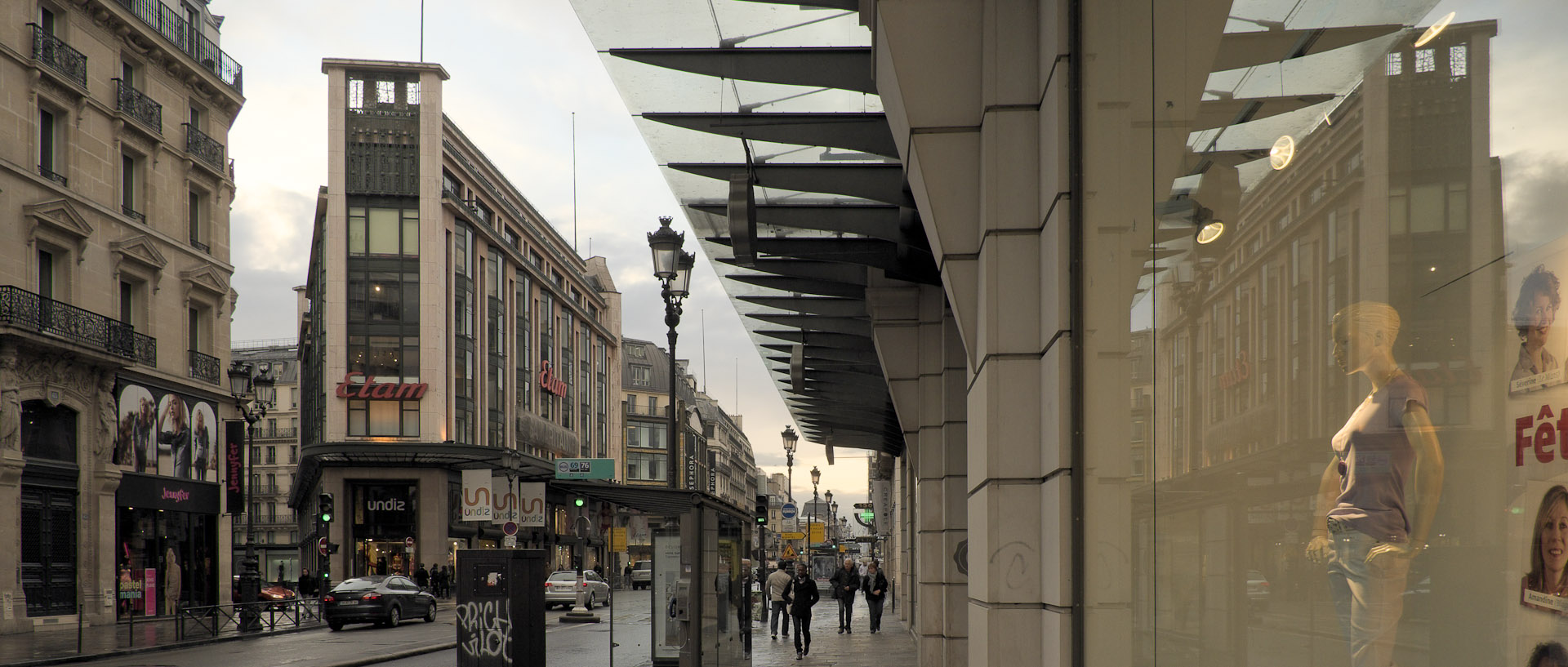 Rue de Rivoli, à Paris.