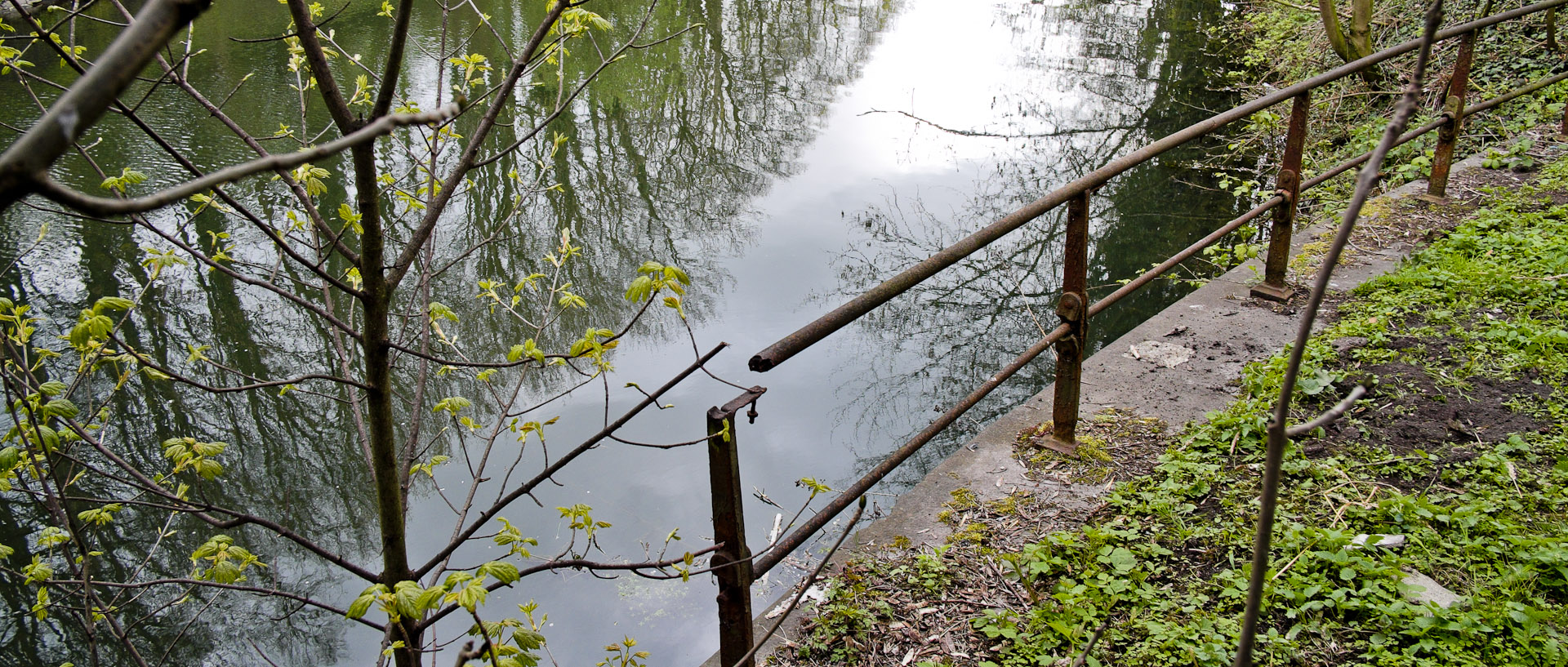 Le canal de Roubaix, à Wasquehal.