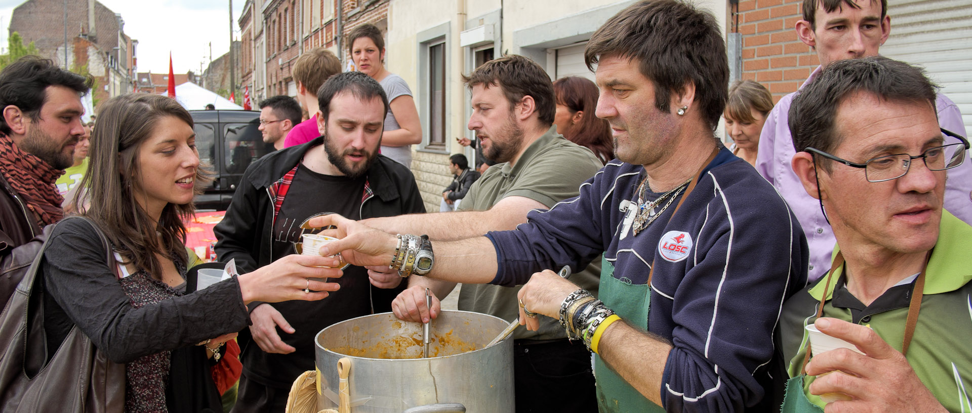 La Fête de la Soupe, à Wazemmes, Lille.