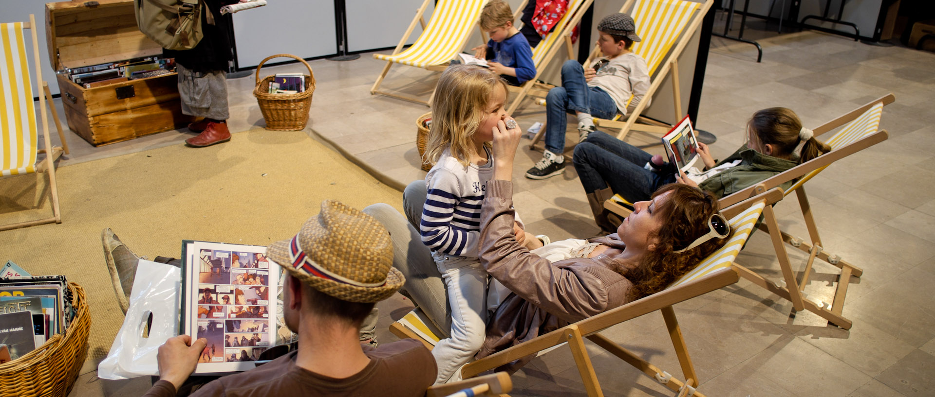 Salon de la bande dessinée, salle Watremez, à Roubaix.