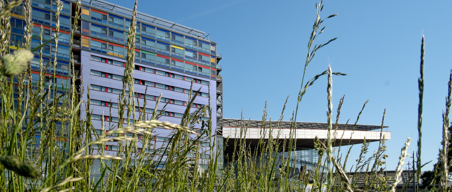 Immeubles d'Euralille, avenue Le-Corbusier, à Lille.