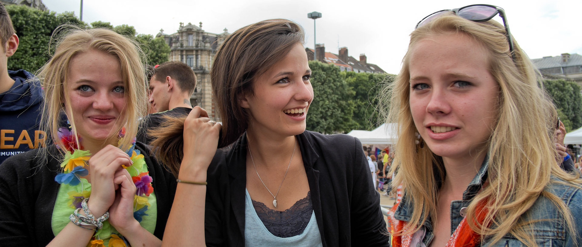 Lesbian et Gay Pride, place de la République, à Lille.