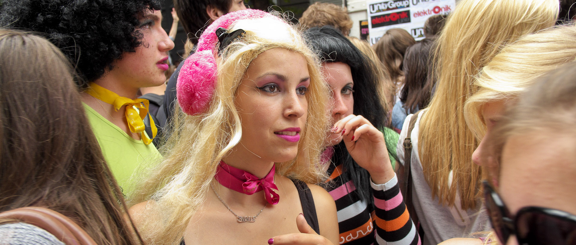 Lesbian et Gay Pride, rue Inkermann, à Lille.