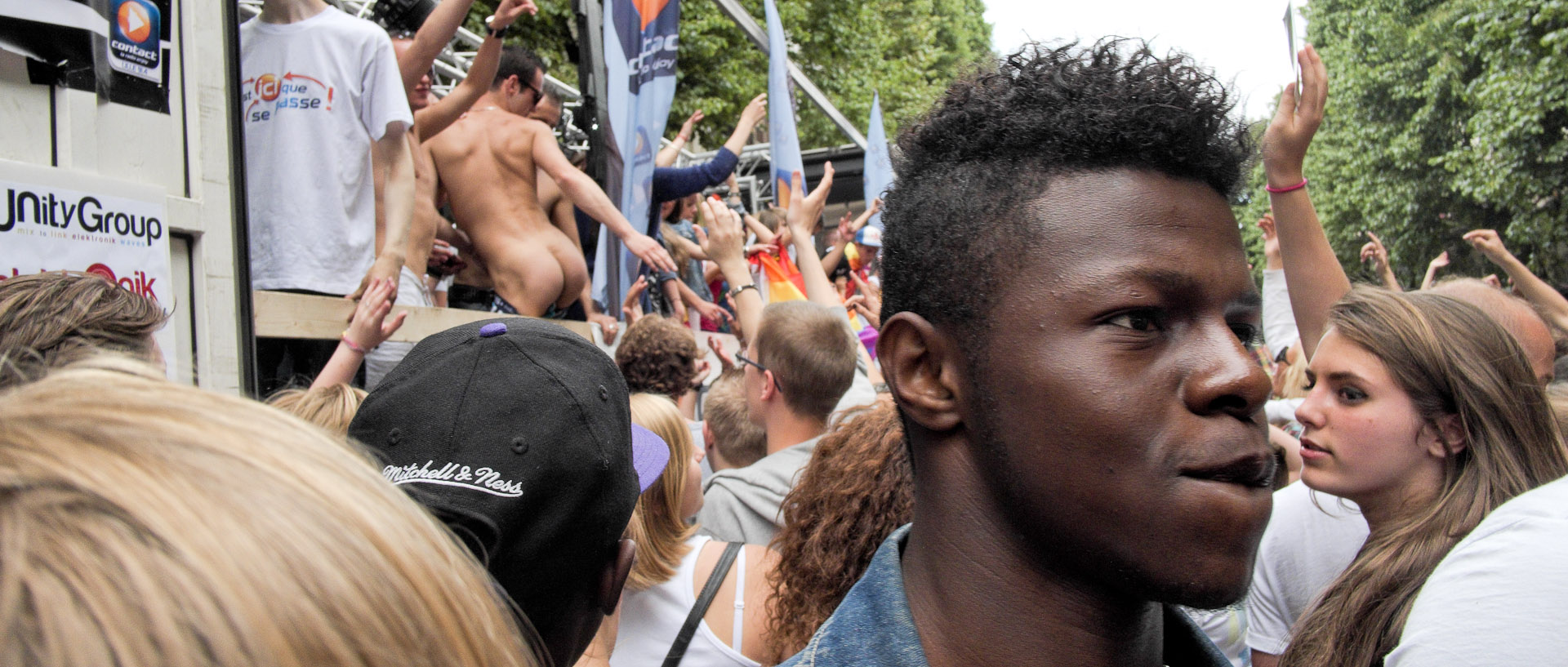 Lesbian et Gay Pride, rue Inkermann, à Lille.