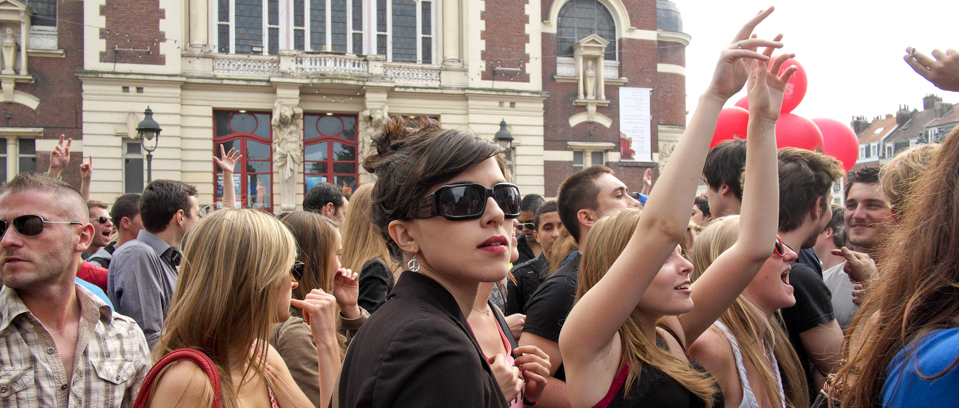 Lesbian et Gay Pride, rue Inkermann, à Lille.