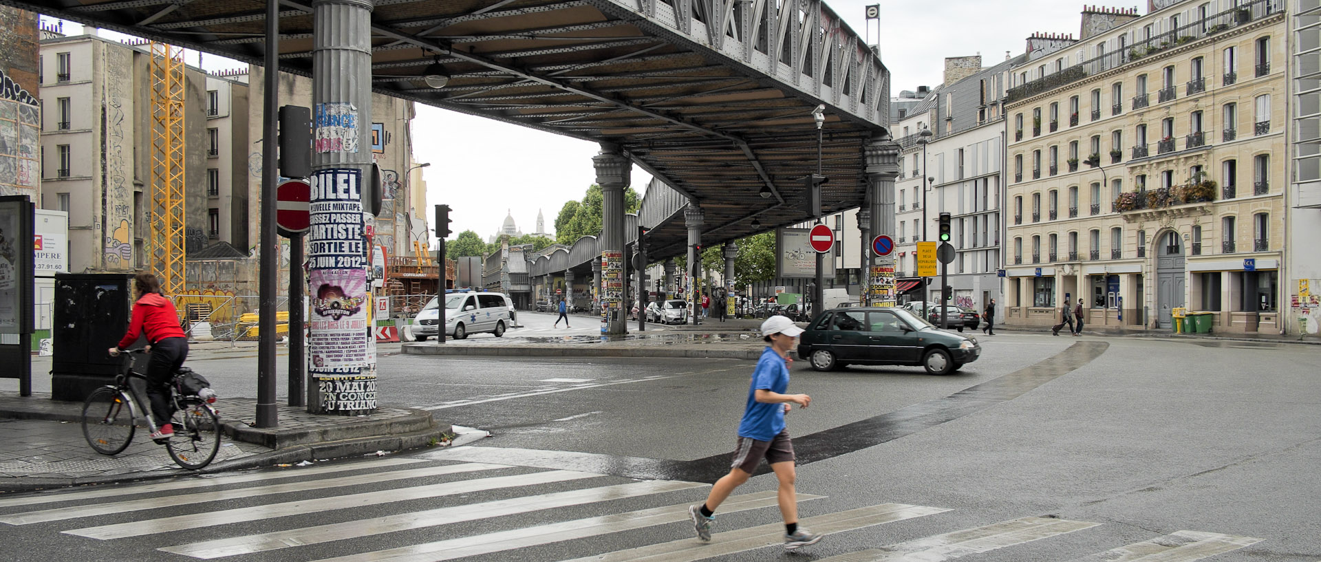 Place Stalingrad, à Paris.