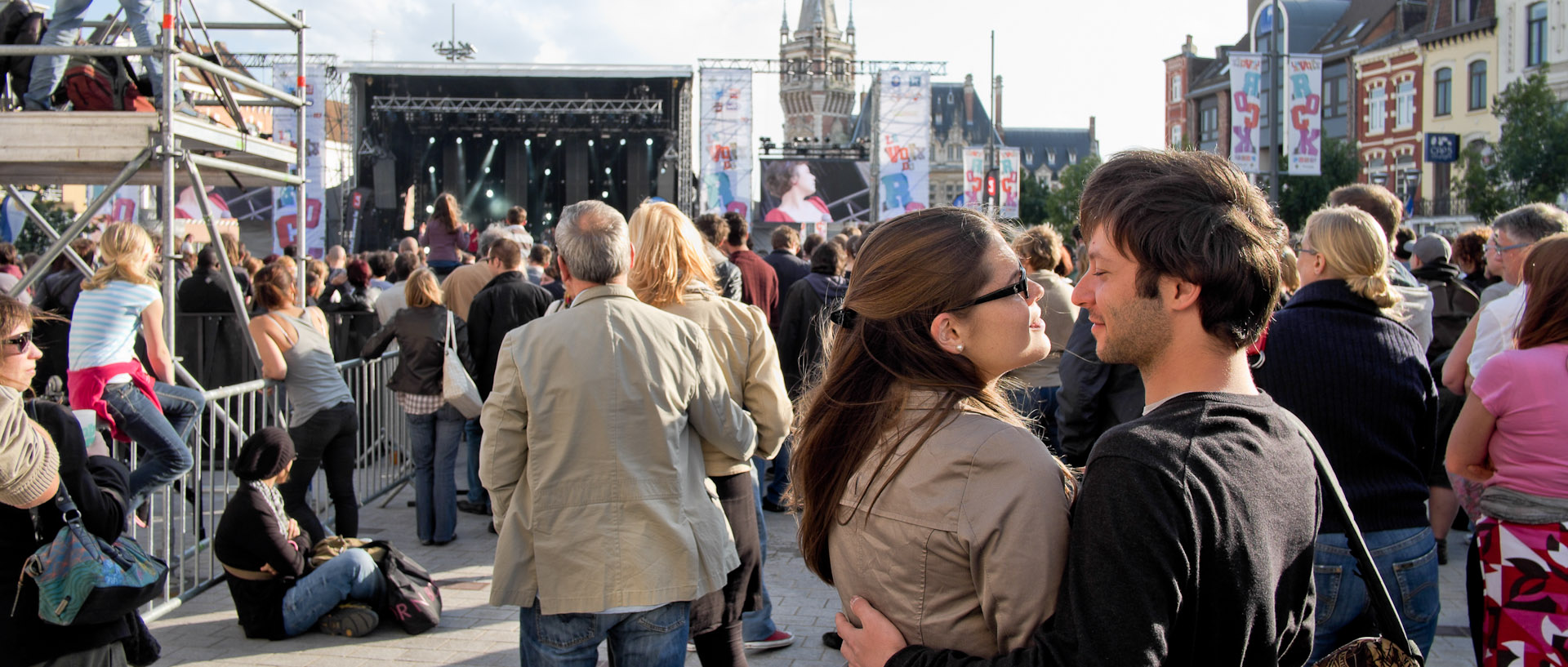 Voix du rock, place de la République, à Tourcoing.