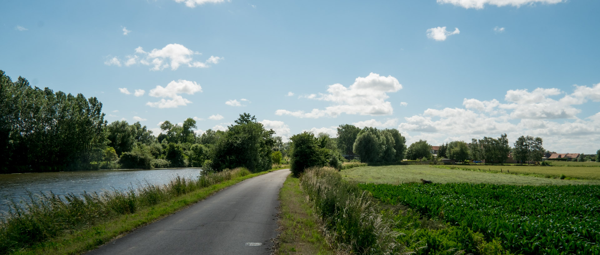 Les rives de la Lys, en Belgique.