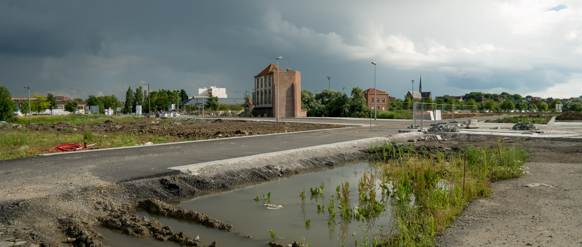 Le chantier de la zone de l'Union, à Roubaix.