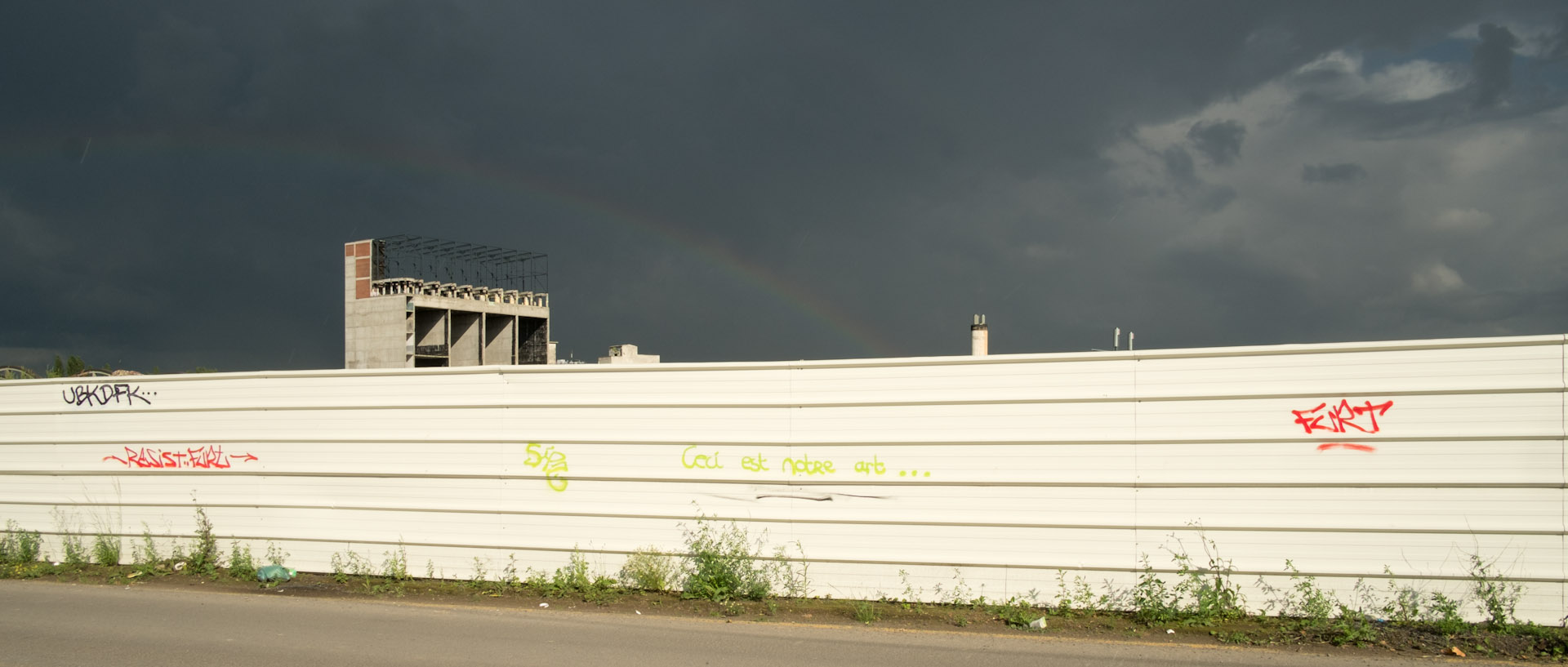 Le chantier de la zone de l'Union, à Roubaix.