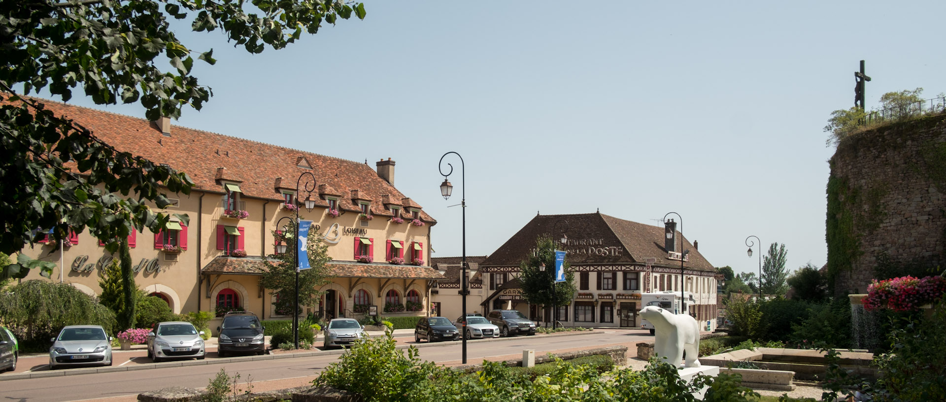 Le restaurant de Bernard Loiseau, à Saulieu.