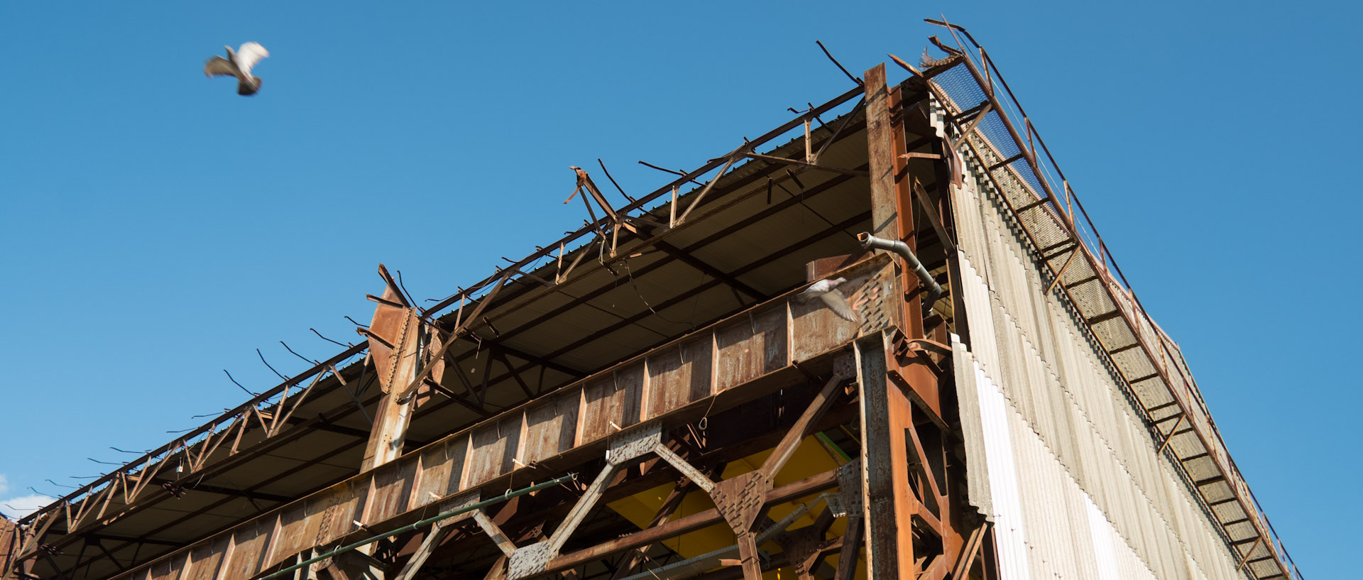 Ruine d'une usine, à Lys lez Lannoy.