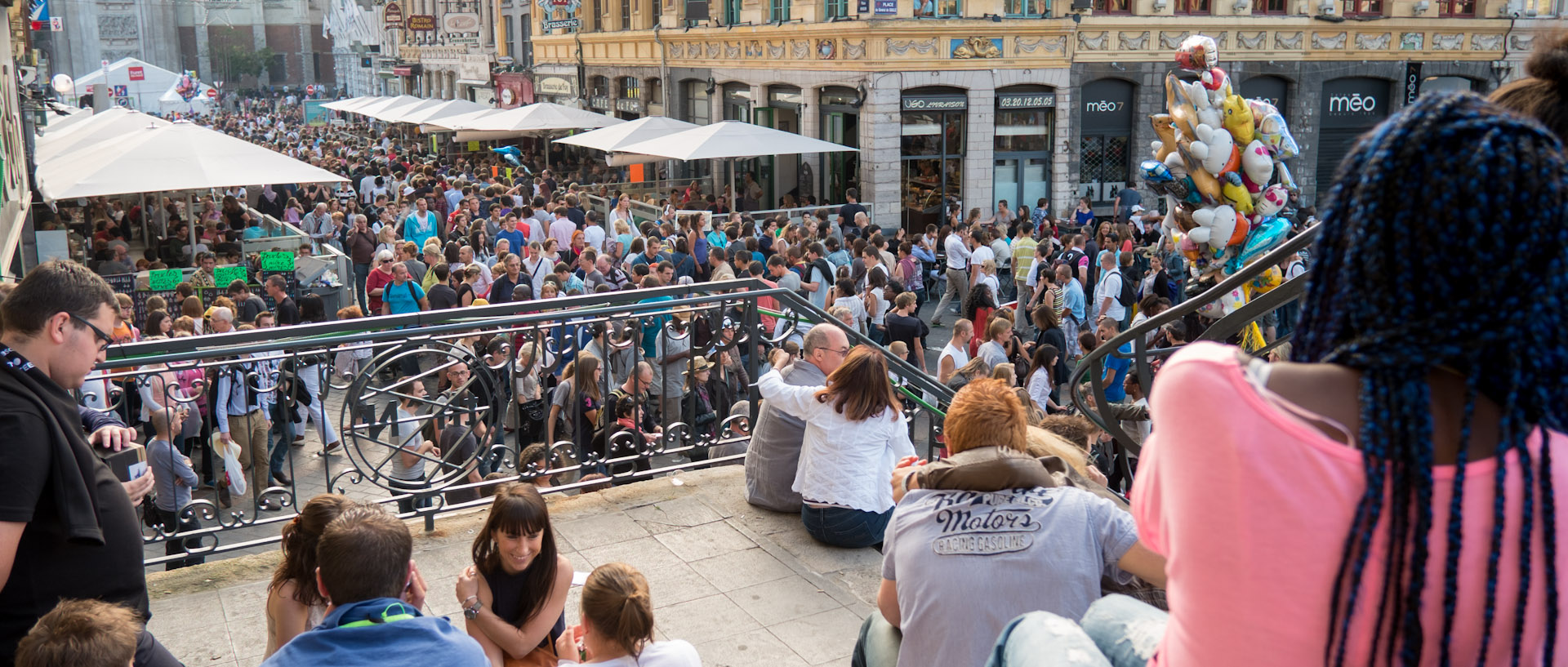 La braderie de Lille, place du Général-de-Gaulle.