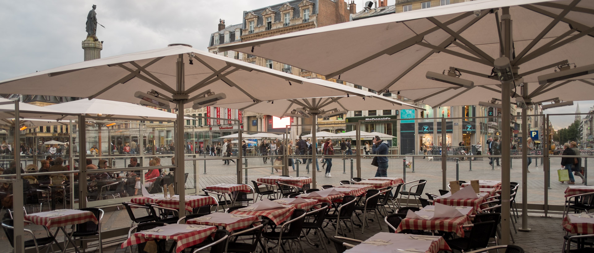 La place du Général-de-Gaulle, à Lille.