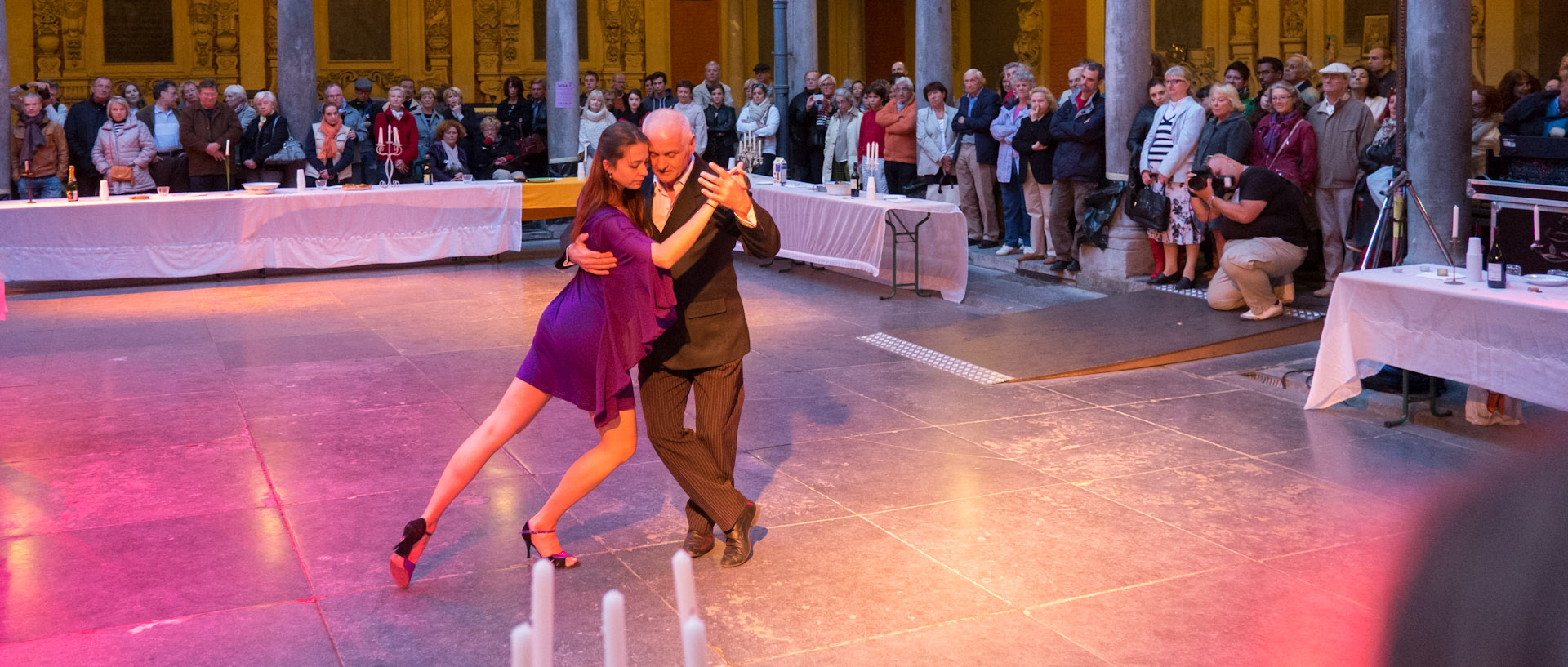 Le dernier Tango à Lille, dans la vieille bourse.