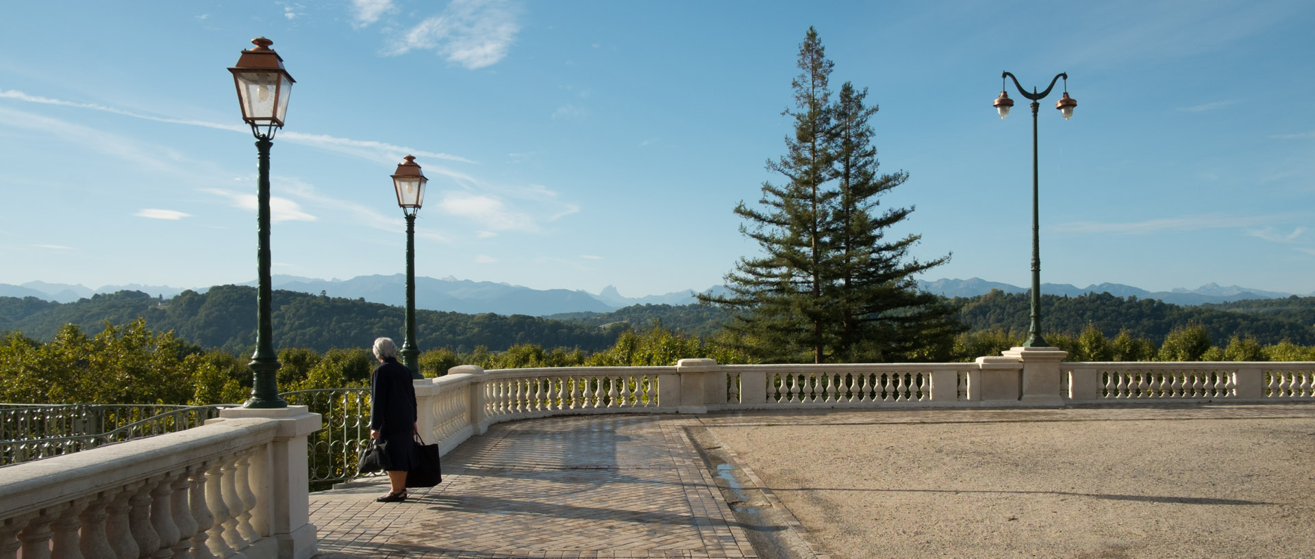 Boulevard des Pyrénées, à Pau.