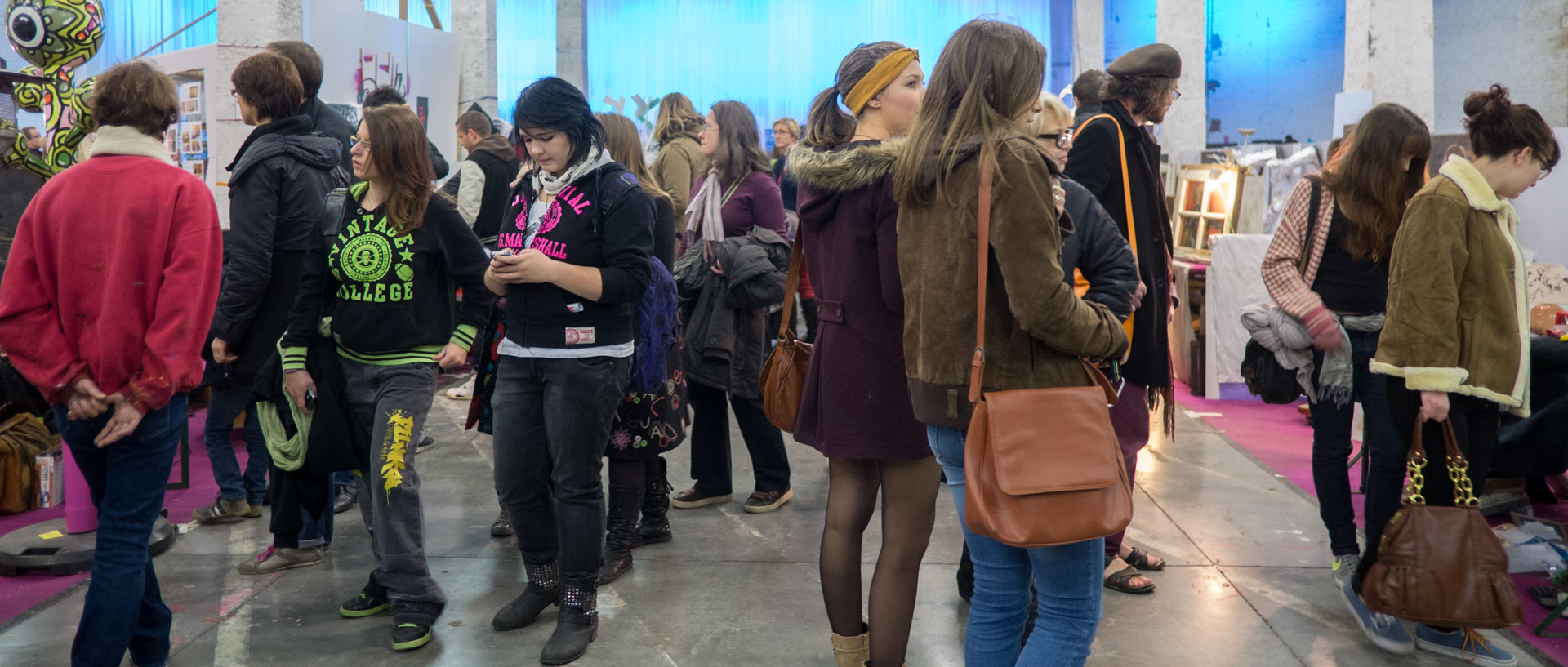 La braderie de l'art, à la Condition Publique, à Roubaix.