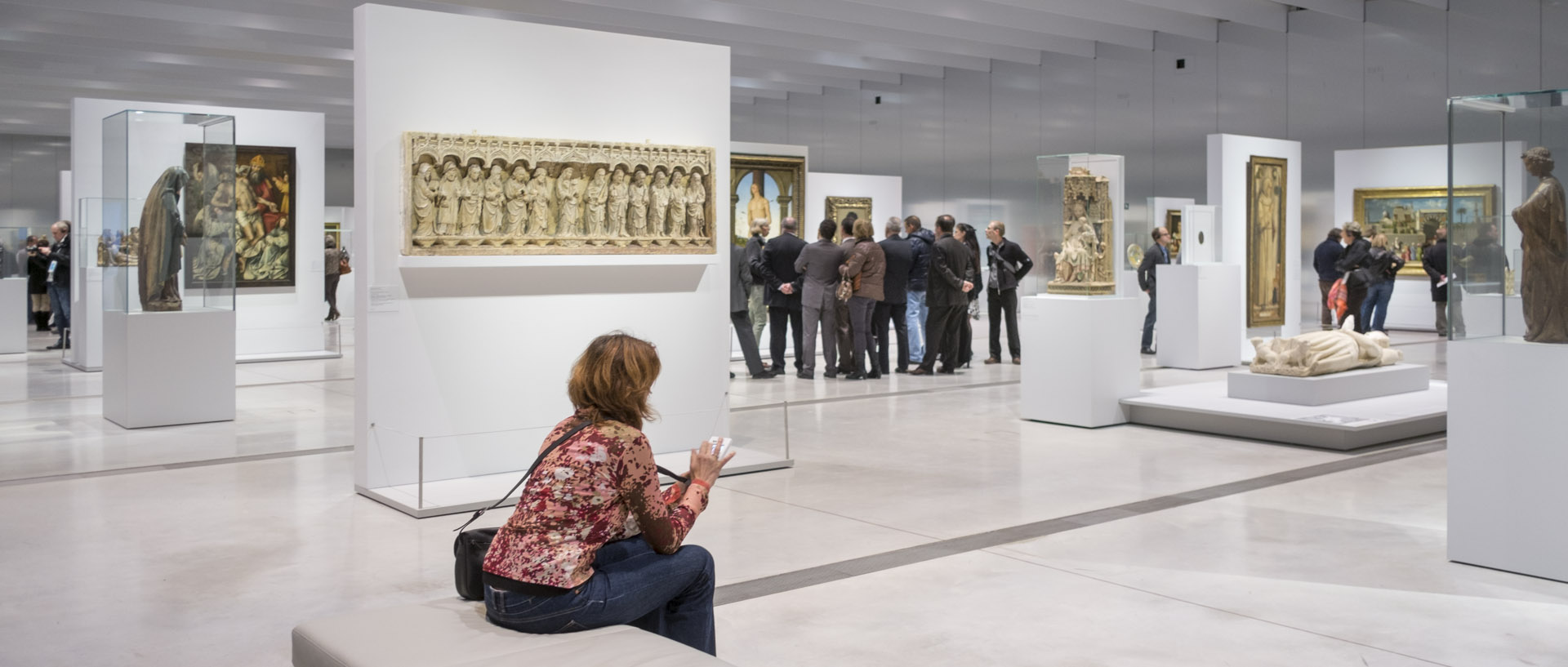 La galerie du temps du Louvre Lens.