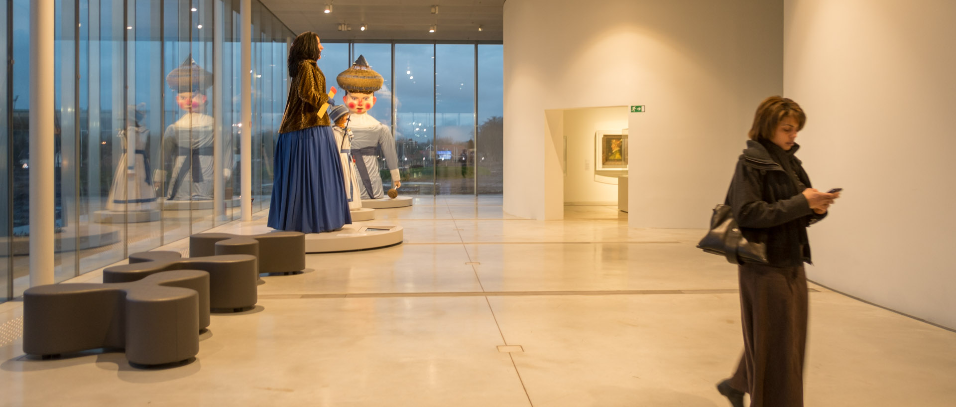 La galerie du temps du Louvre Lens.